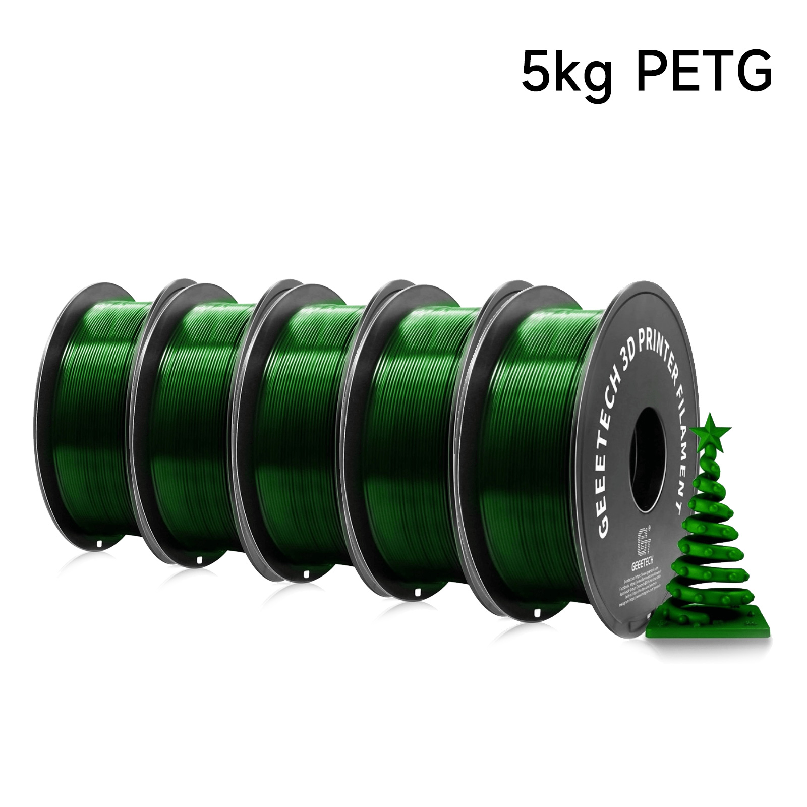 Filament 1.75 - Geeetech 5kg PETG 1.75mm Filament FDM