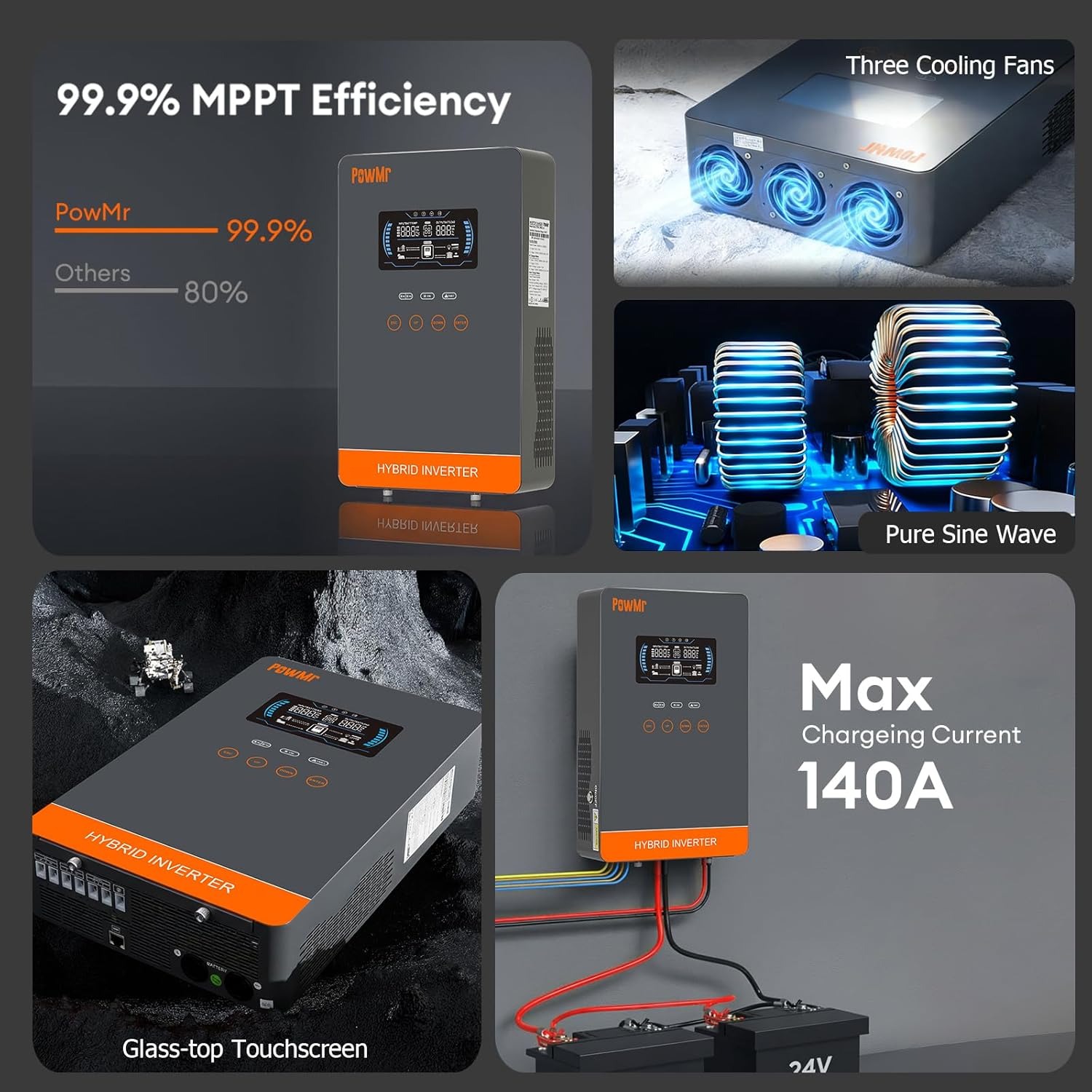 PowMr USA 4000W 24V Hibrit Gün - Resin Vat incelemesi ve fiyatı