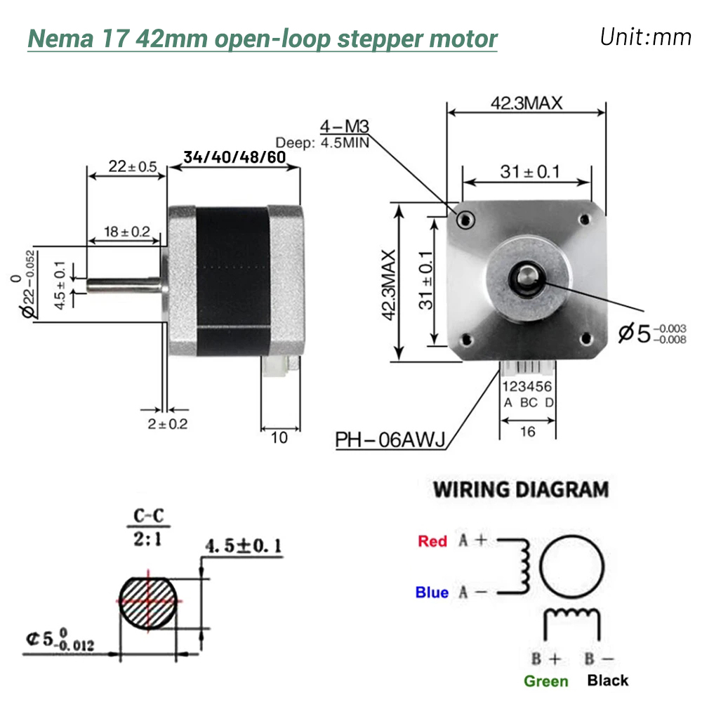 Nema17 Step Motor 42 Motor 4-L - 3D Printer incelemesi ve fiyatı