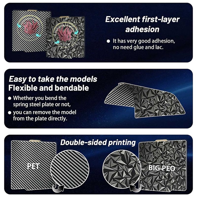 PZHI-3X 3D Yazıcı PEO PET Yapı - Build Plate incelemesi ve fiyatı